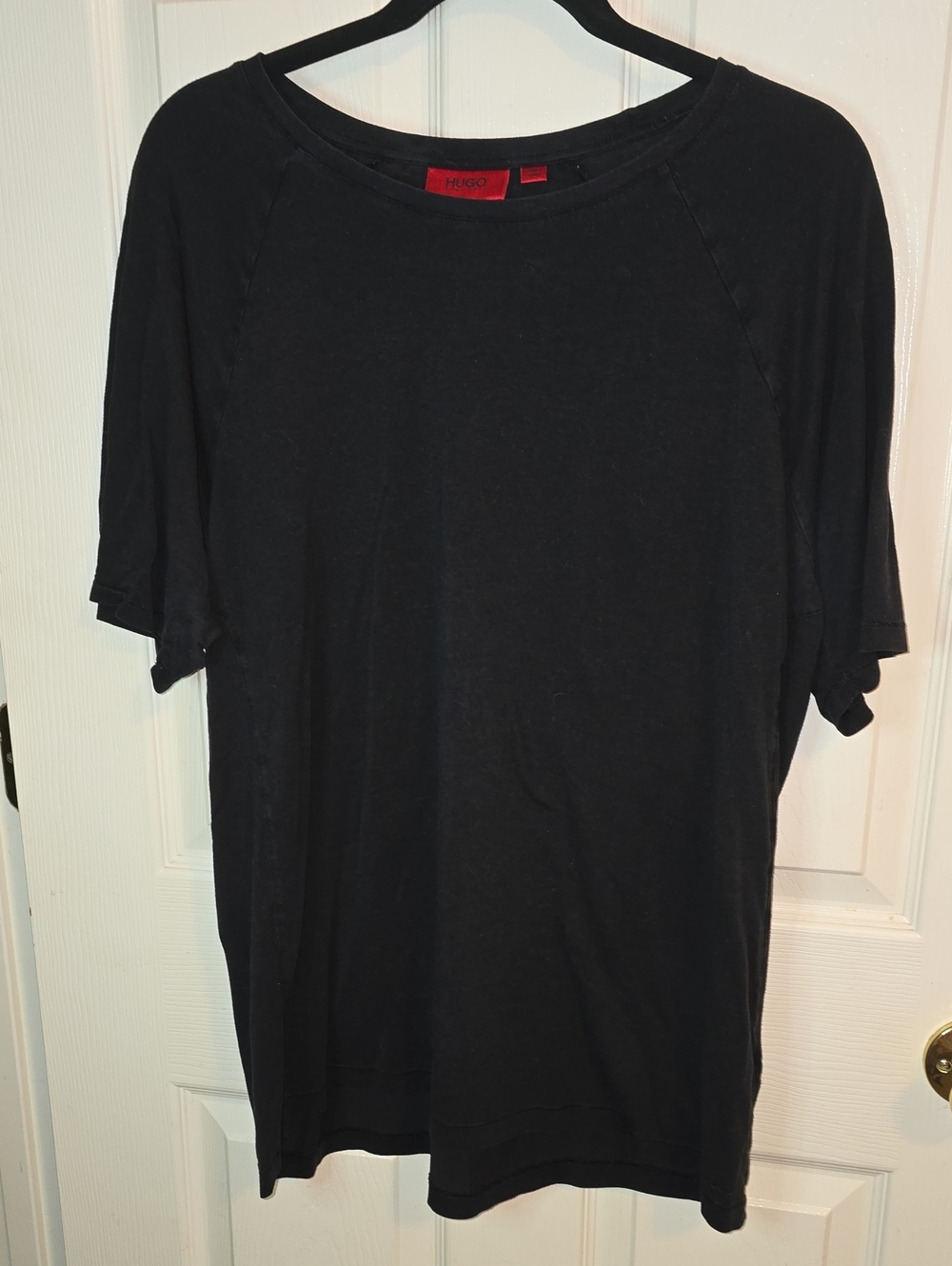 HUGO Black Relaxed Short-Sleeve Tee